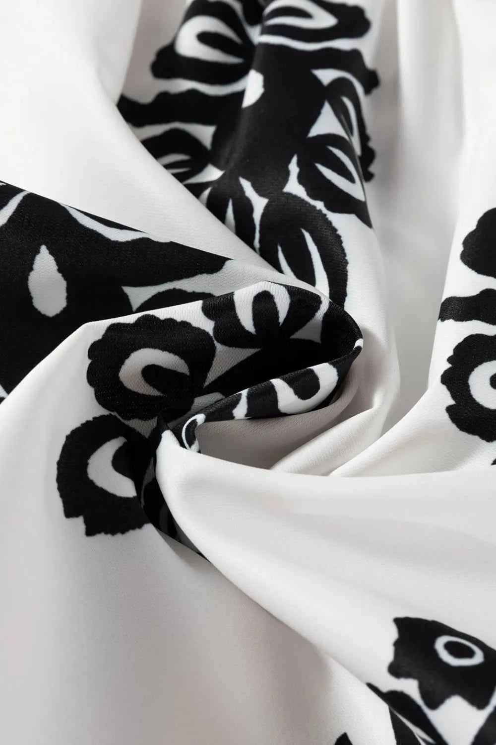 Tied Printed Shorts Trendsi