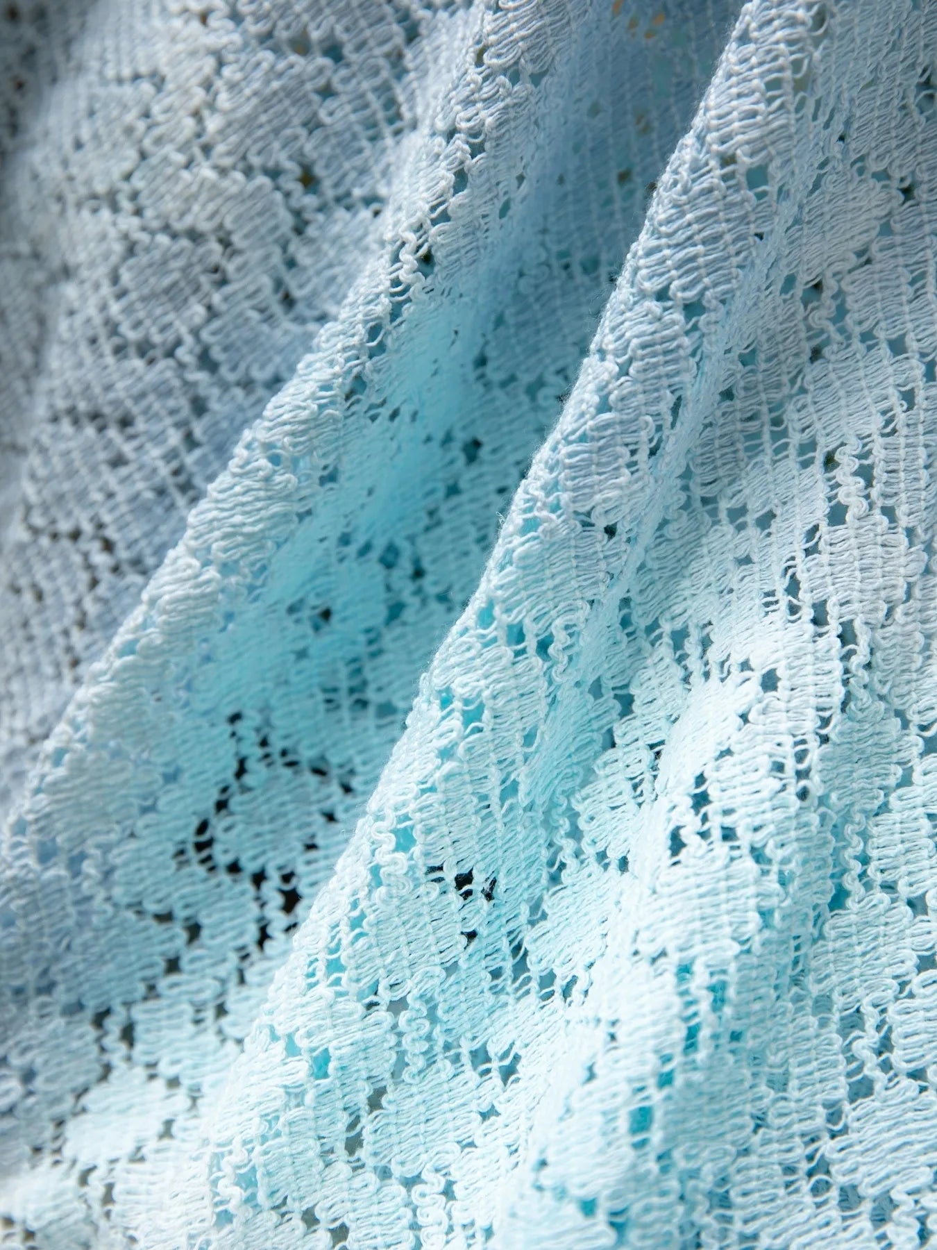 Openwork Tassel Gradient Knit Cover Up Trendsi