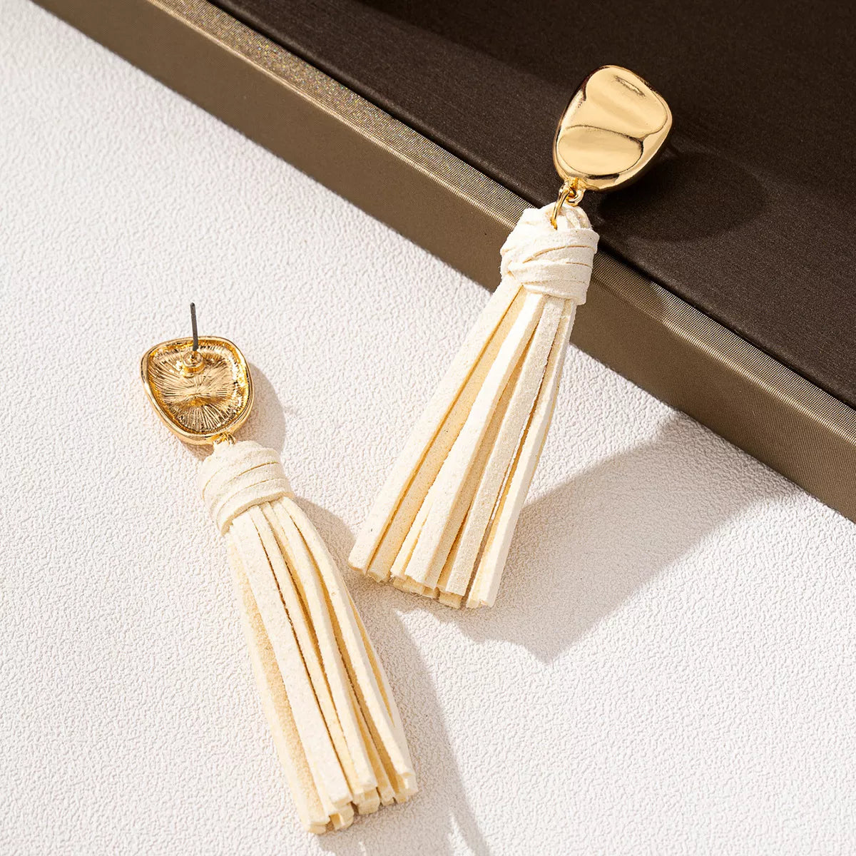 18K Gold-Plated Tassel Earrings Trendsi