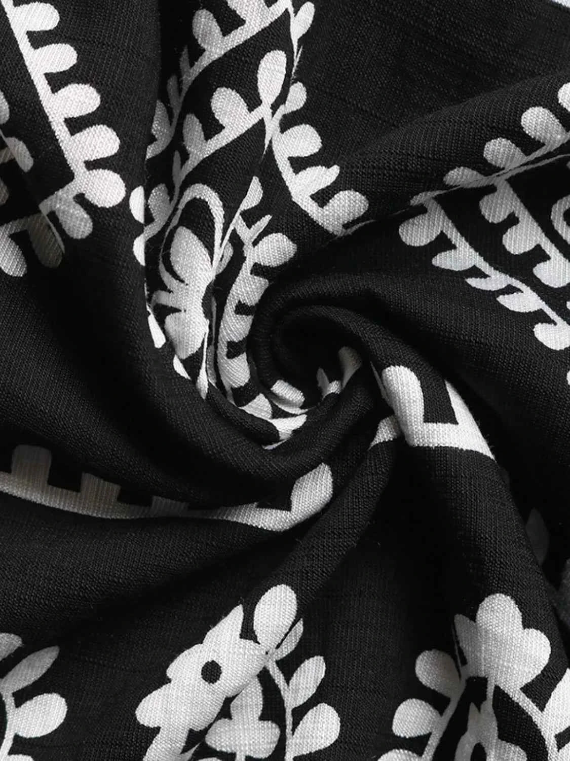 Printed Square Neck Maxi Cami Dress Trendsi