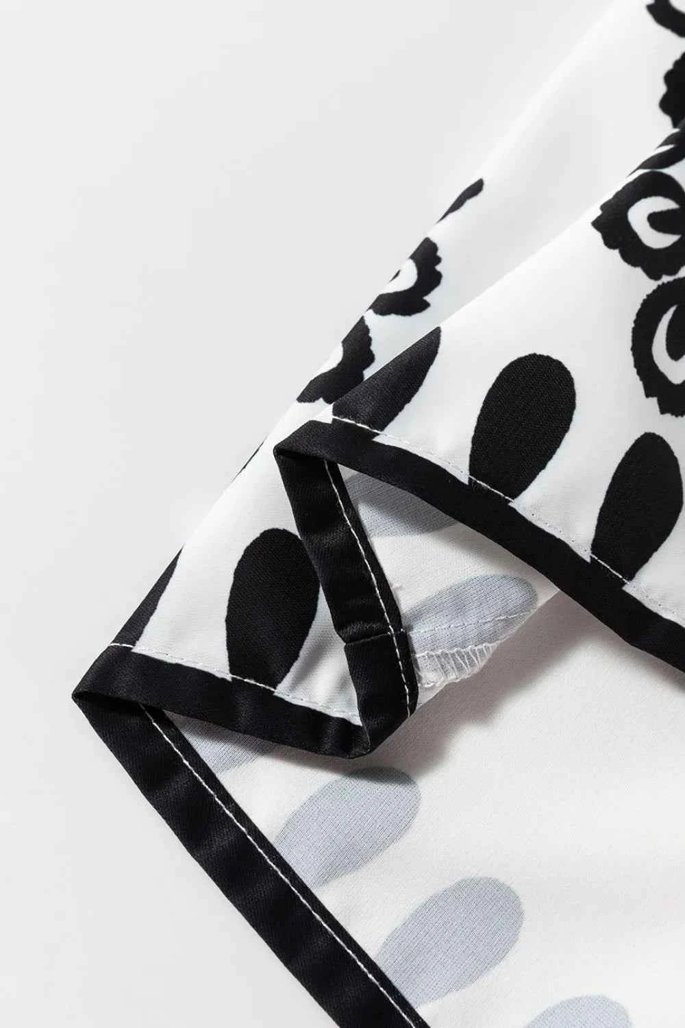 Tied Printed Shorts Trendsi