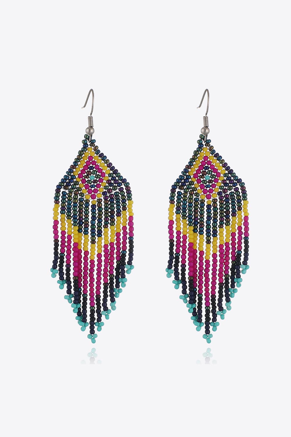 Beaded Dangle Earrings Style B One Size Trendsi