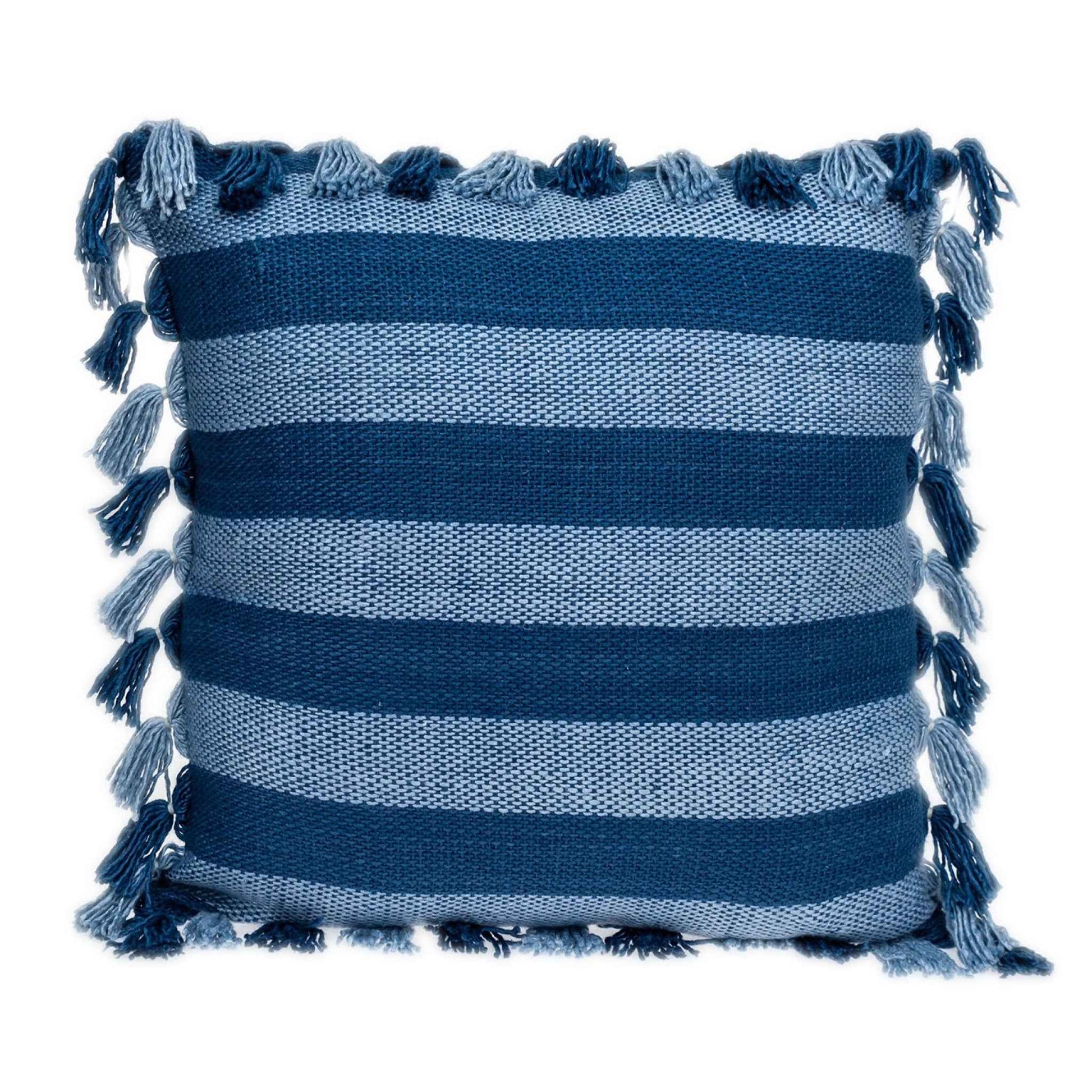 Rustic Bohemian Blue Throw Pillow Homeroots