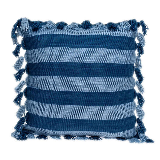 Rustic Bohemian Blue Throw Pillow Homeroots
