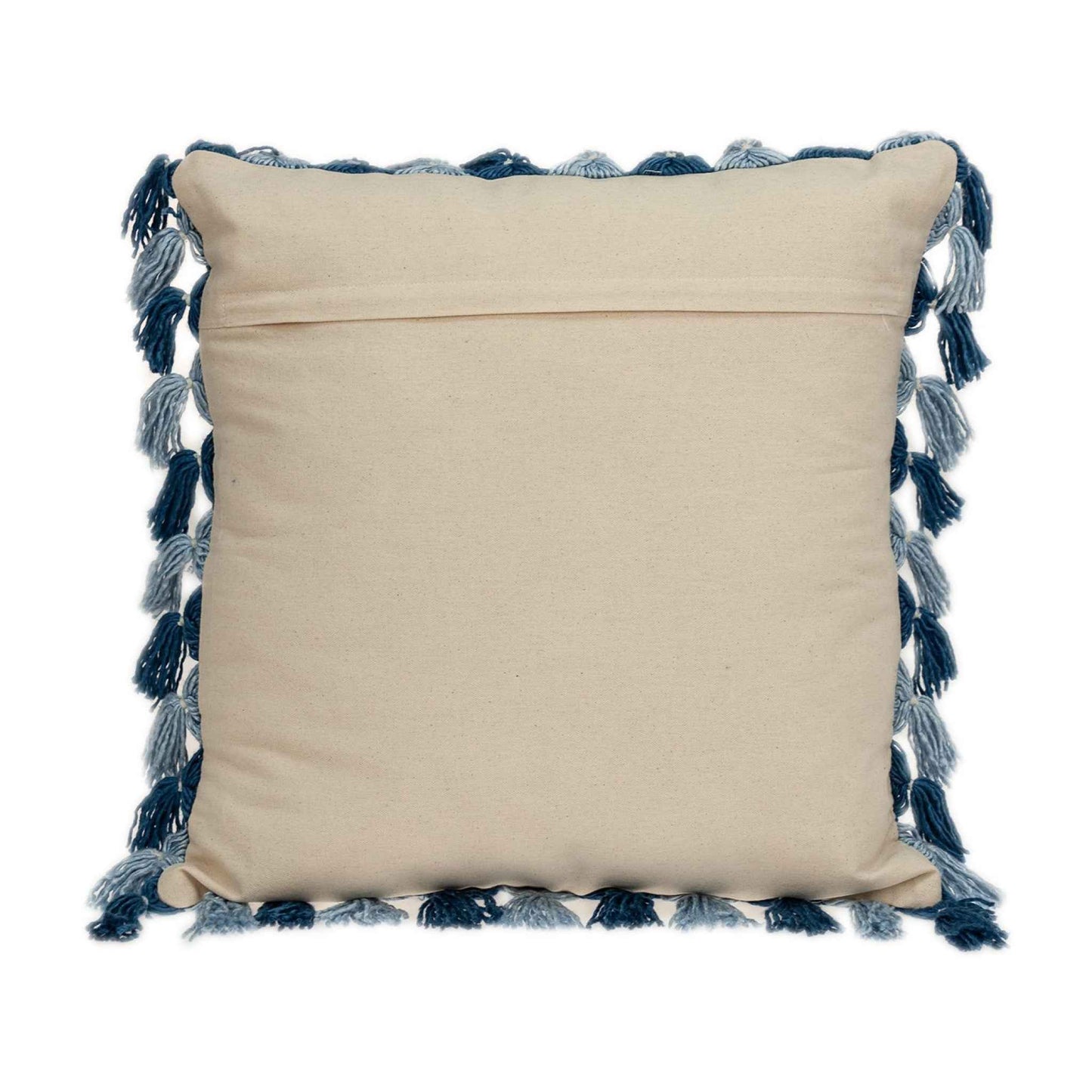 Rustic Bohemian Blue Throw Pillow Homeroots
