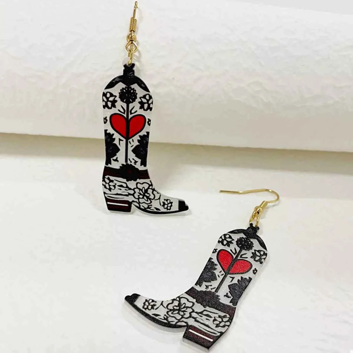 Cowboy Boot Dangle Earrings Trendsi