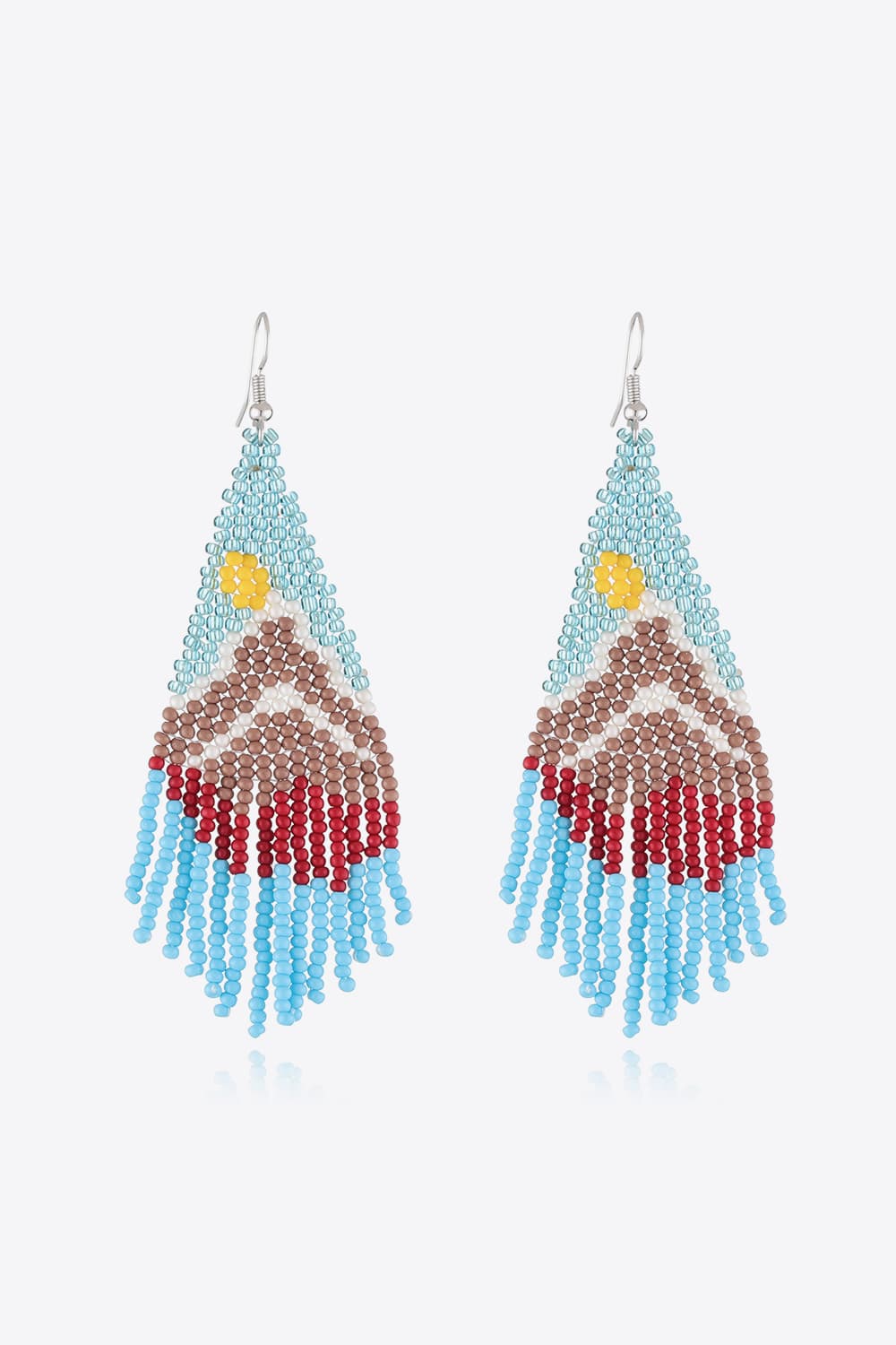 Beaded Dangle Earrings Style B One Size Trendsi