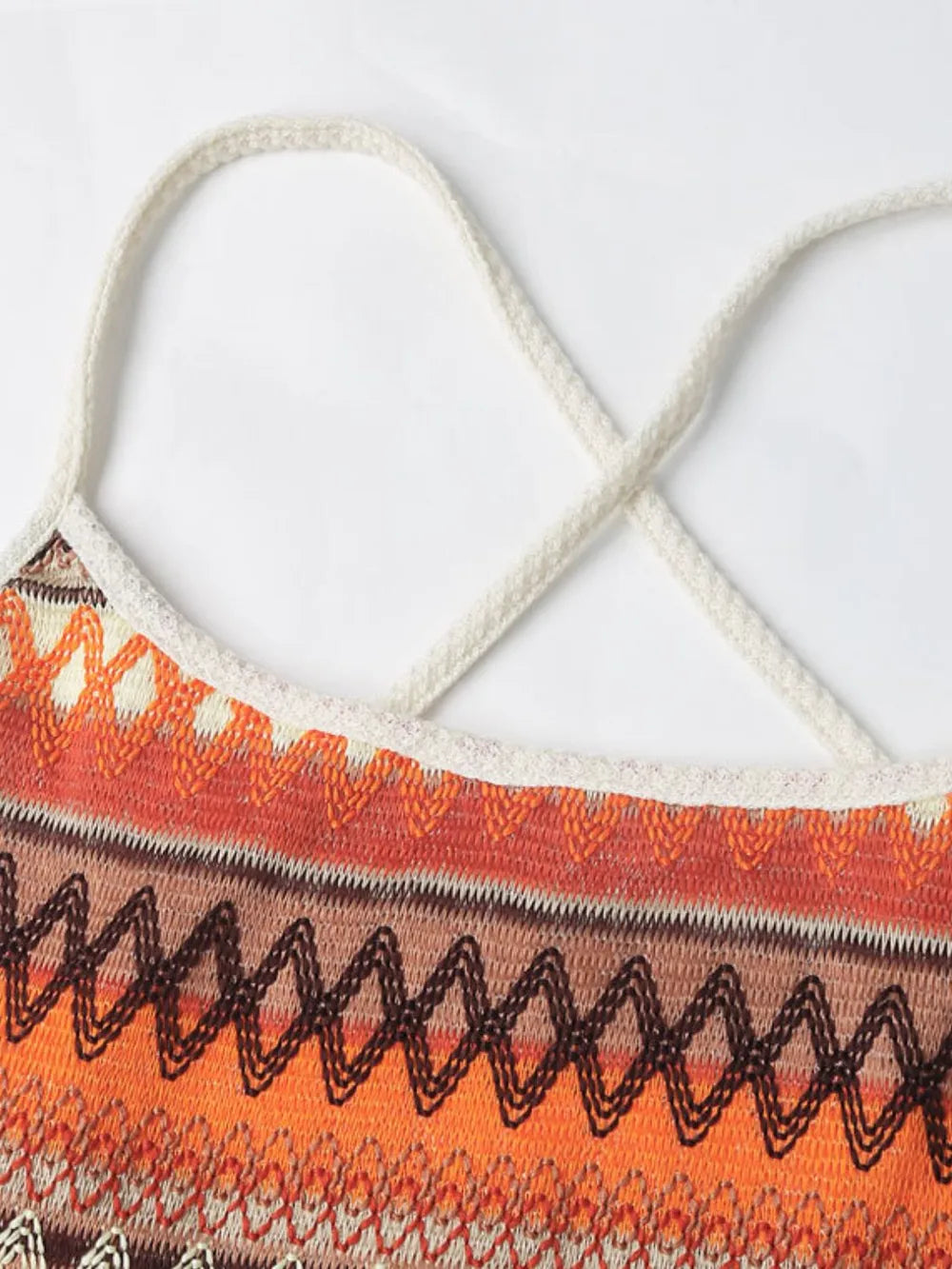 Perfee Backless Square Neck Mini Knit Dress Trendsi