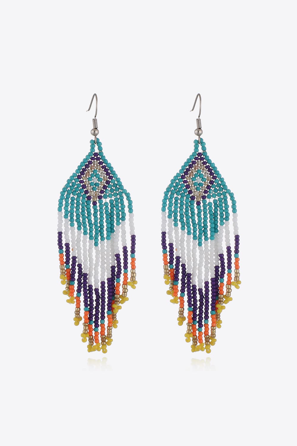 Beaded Dangle Earrings Style D One Size Trendsi