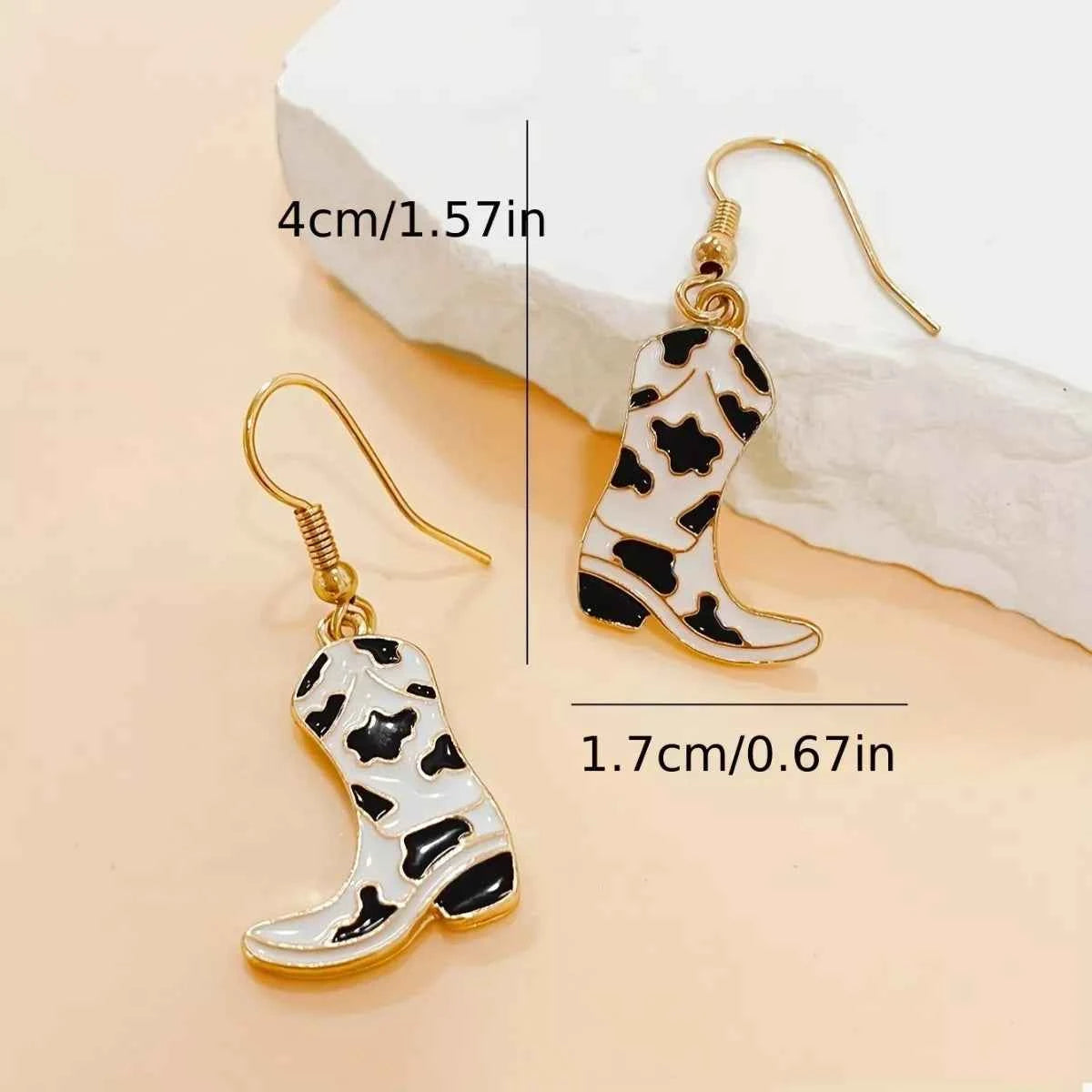 Cowgirl Boot Dangle Earrings Trendsi