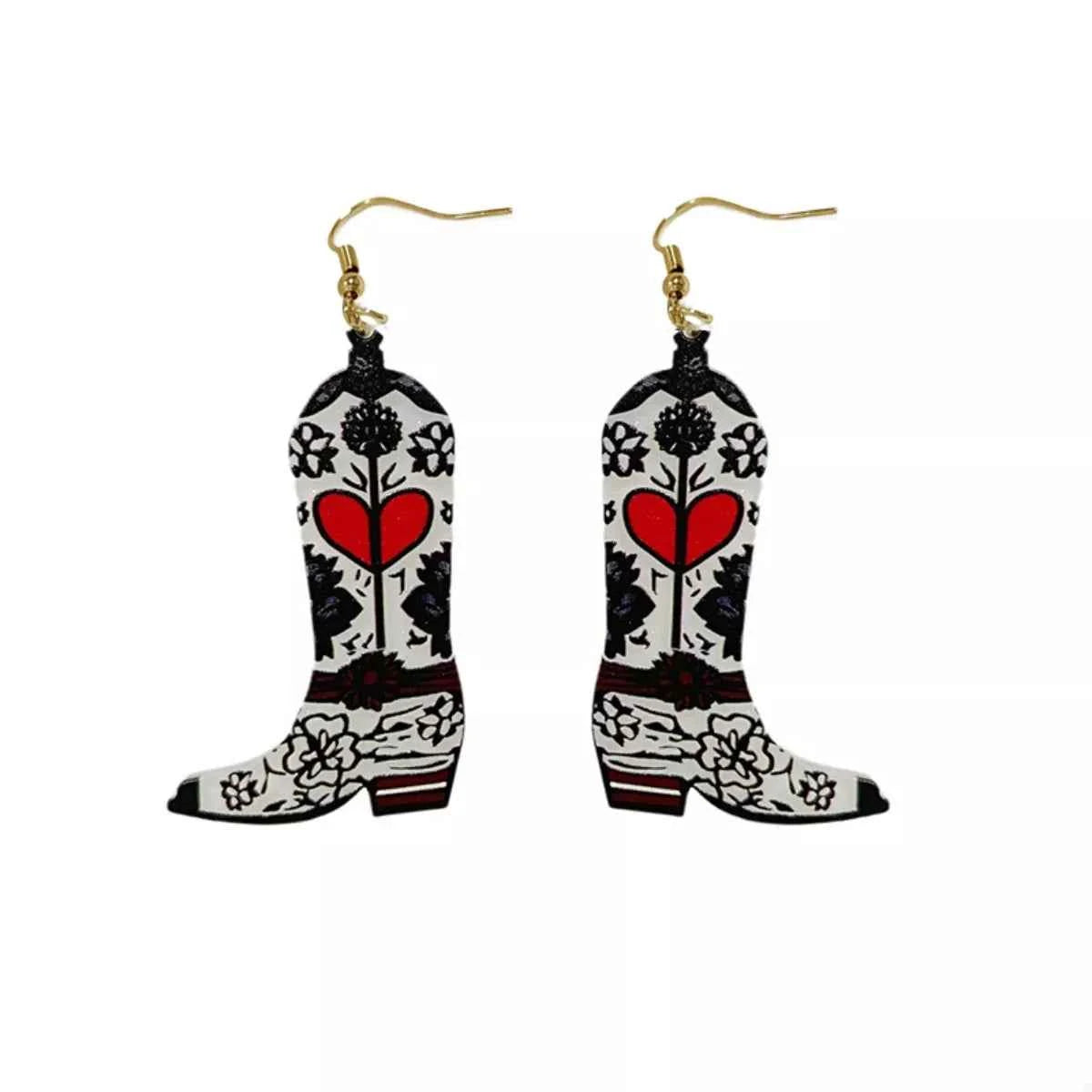 Cowboy Boot Dangle Earrings Trendsi