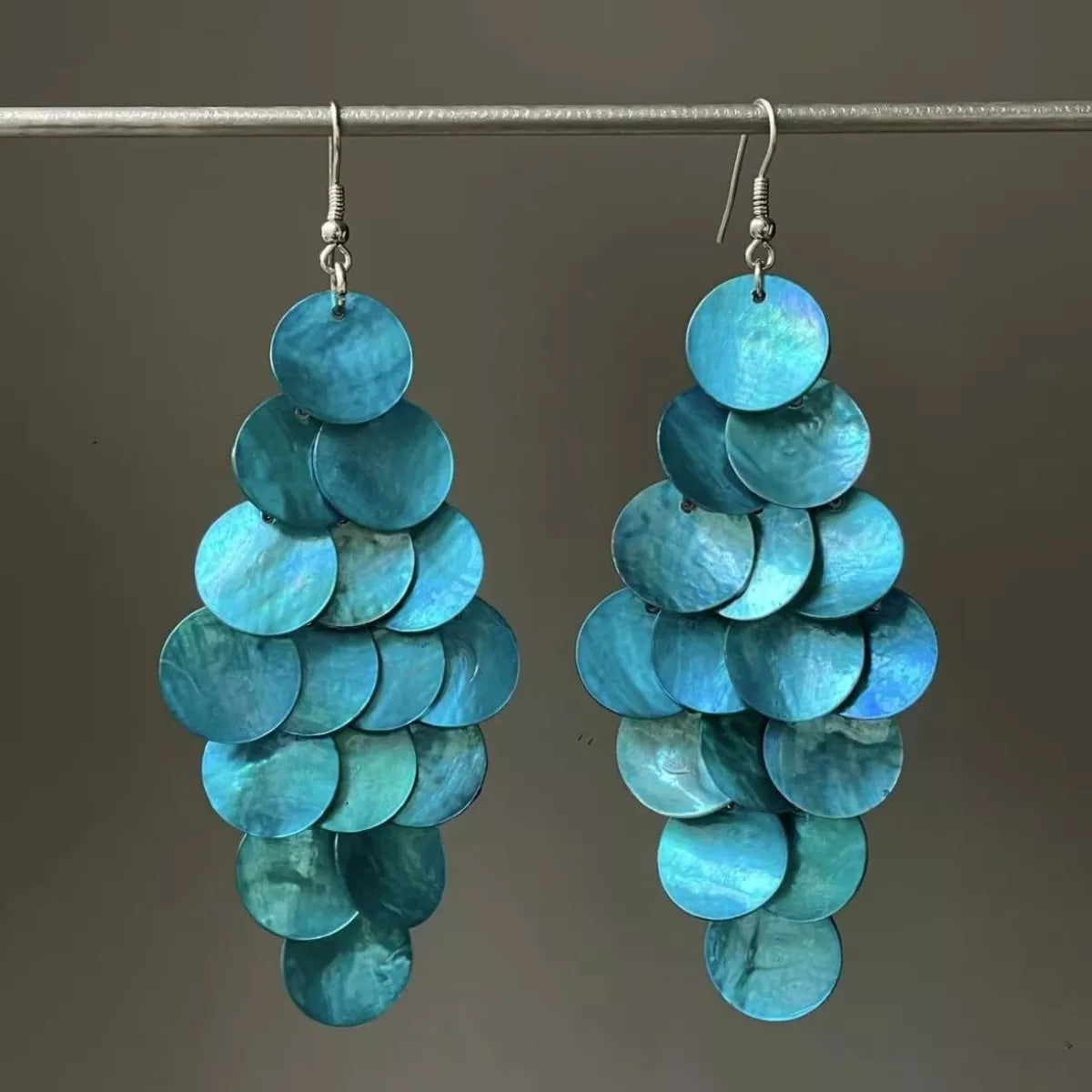 Stainless Steel Shell Dangle Earrings Trendsi