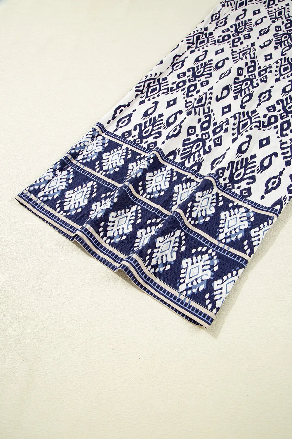 Bohemian Print Wide Leg Jumpsuit Trendsi