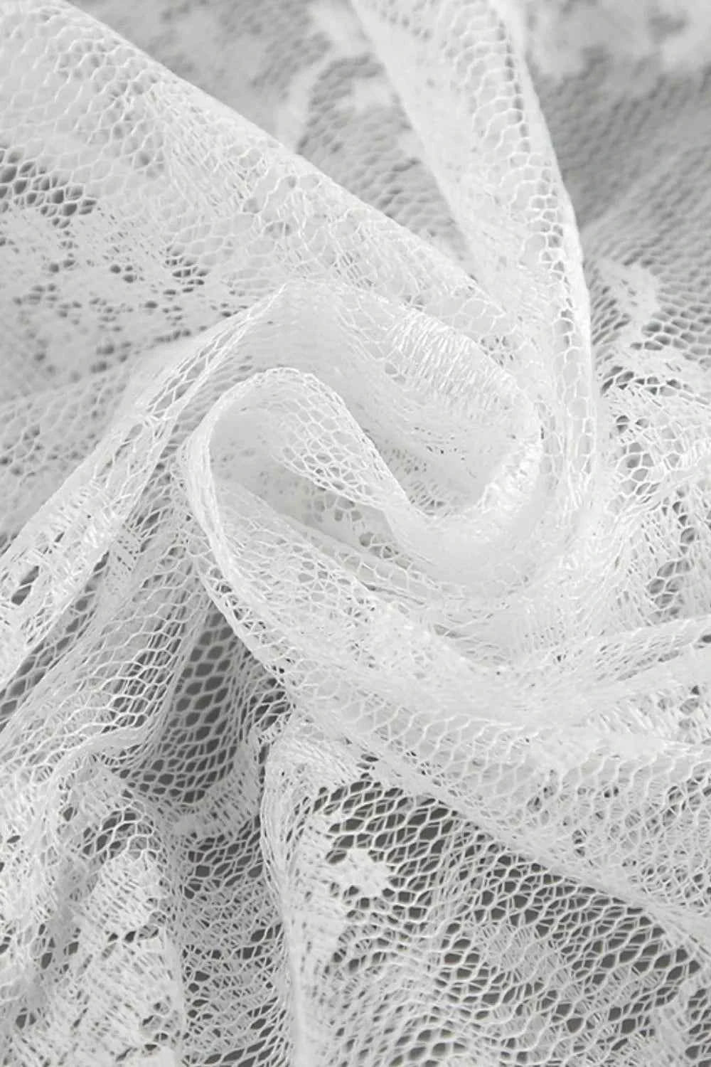 Lace Elastic Waist Maxi Skirt Trendsi