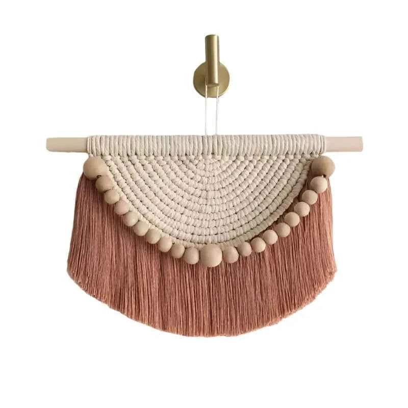 NNEOBA Bohemian Bliss: Chic Cotton Macrame Wall Hanging for Home Decor NNEOBA