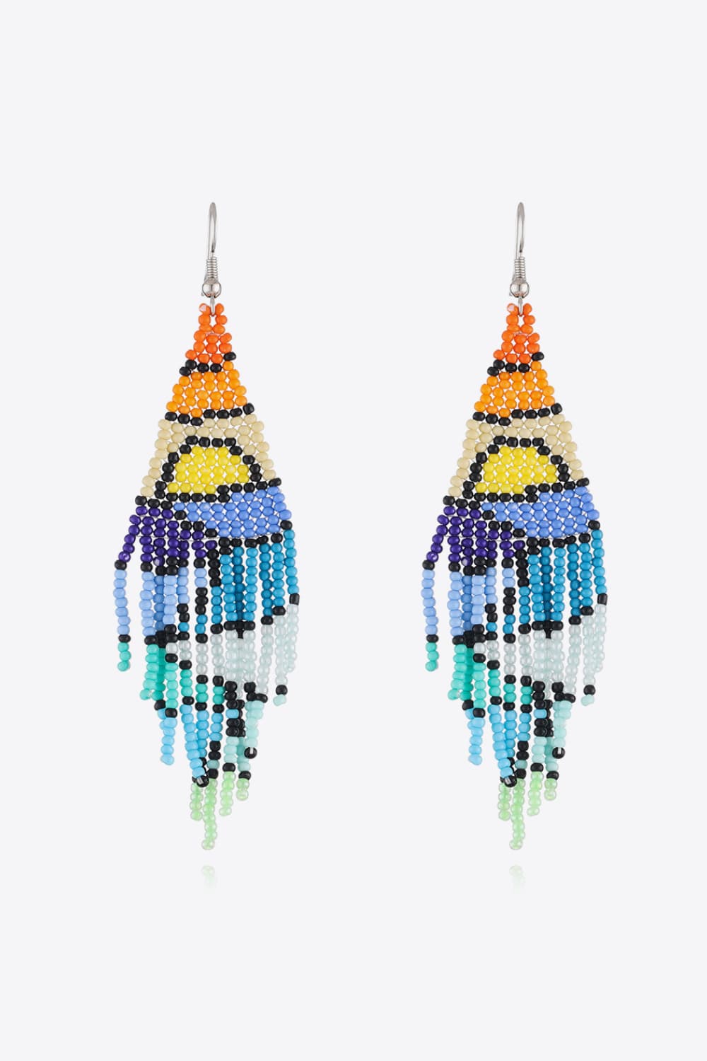 Beaded Dangle Earrings Style D One Size Trendsi