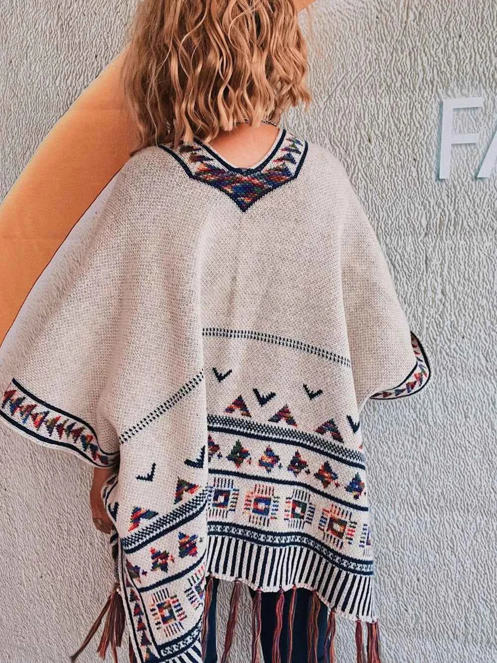 Fringe Open Front Cardigan Trendsi