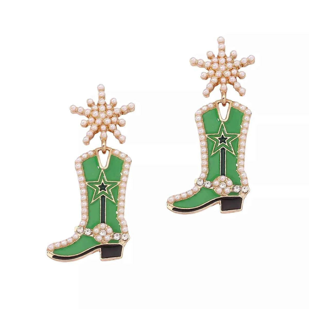 Cowgirl Boot Dangle Earrings Trendsi