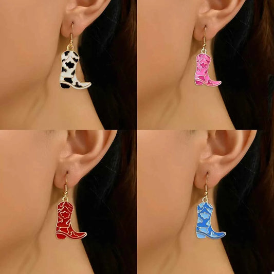 Cowgirl Boot Dangle Earrings Trendsi