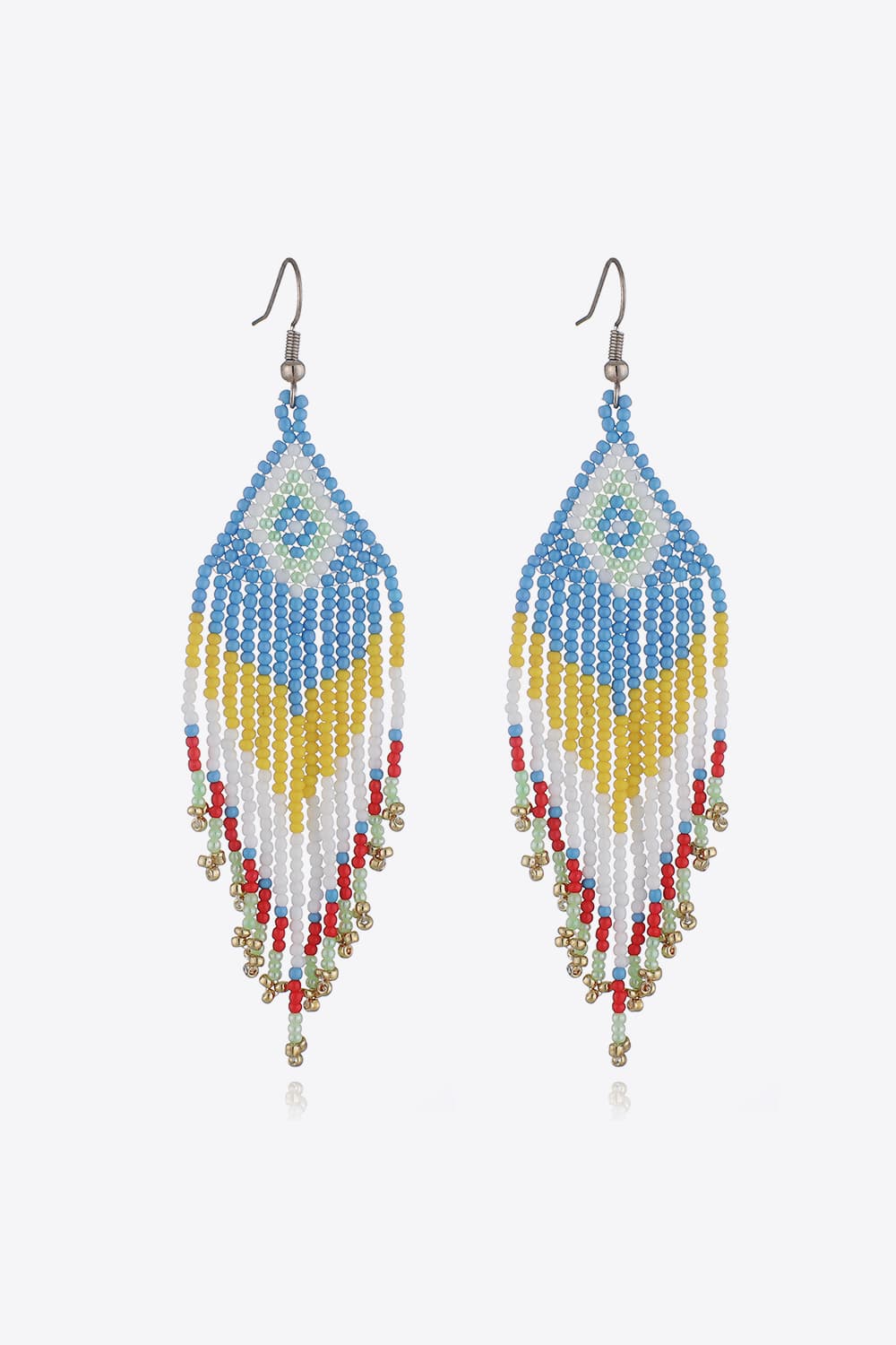 Beaded Dangle Earrings Style J One Size Trendsi