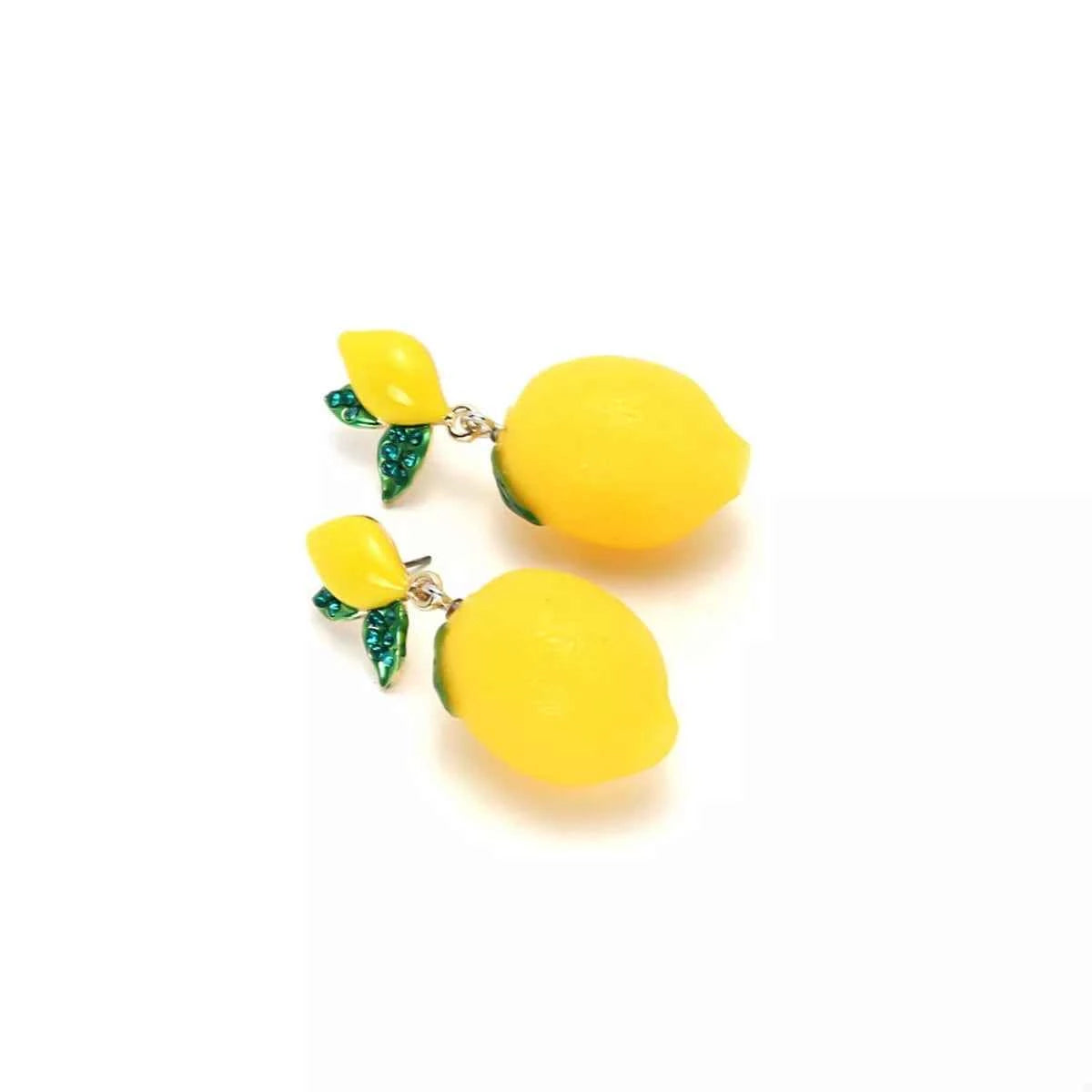 Lemon Fruit Drop Earrings Trendsi