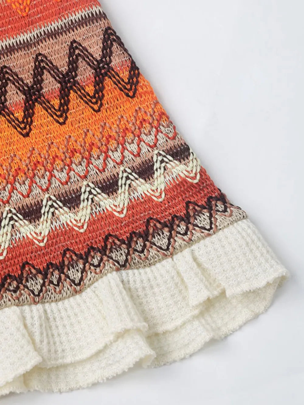 Perfee Backless Square Neck Mini Knit Dress Trendsi