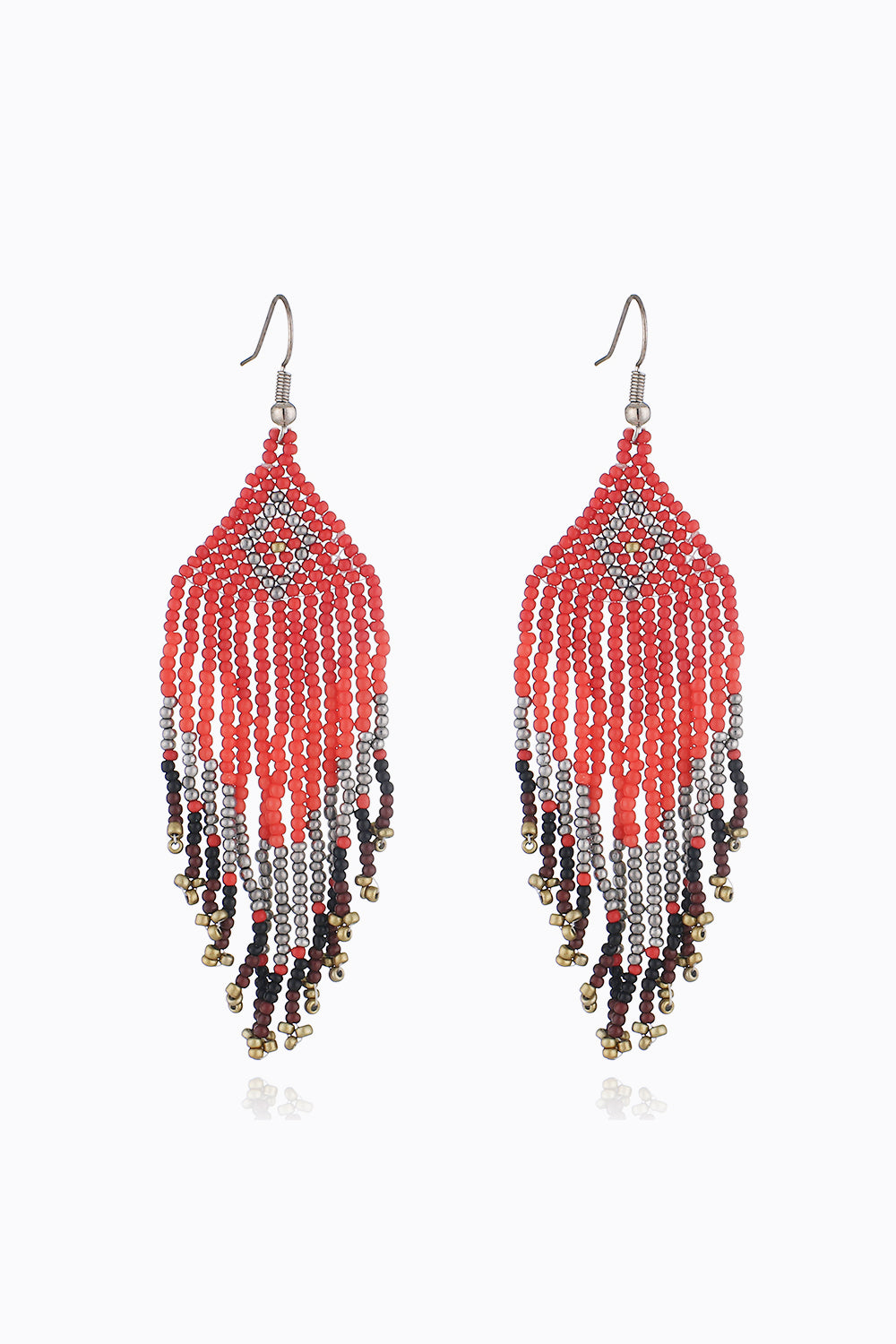 Beaded Dangle Earrings Style G One Size Trendsi